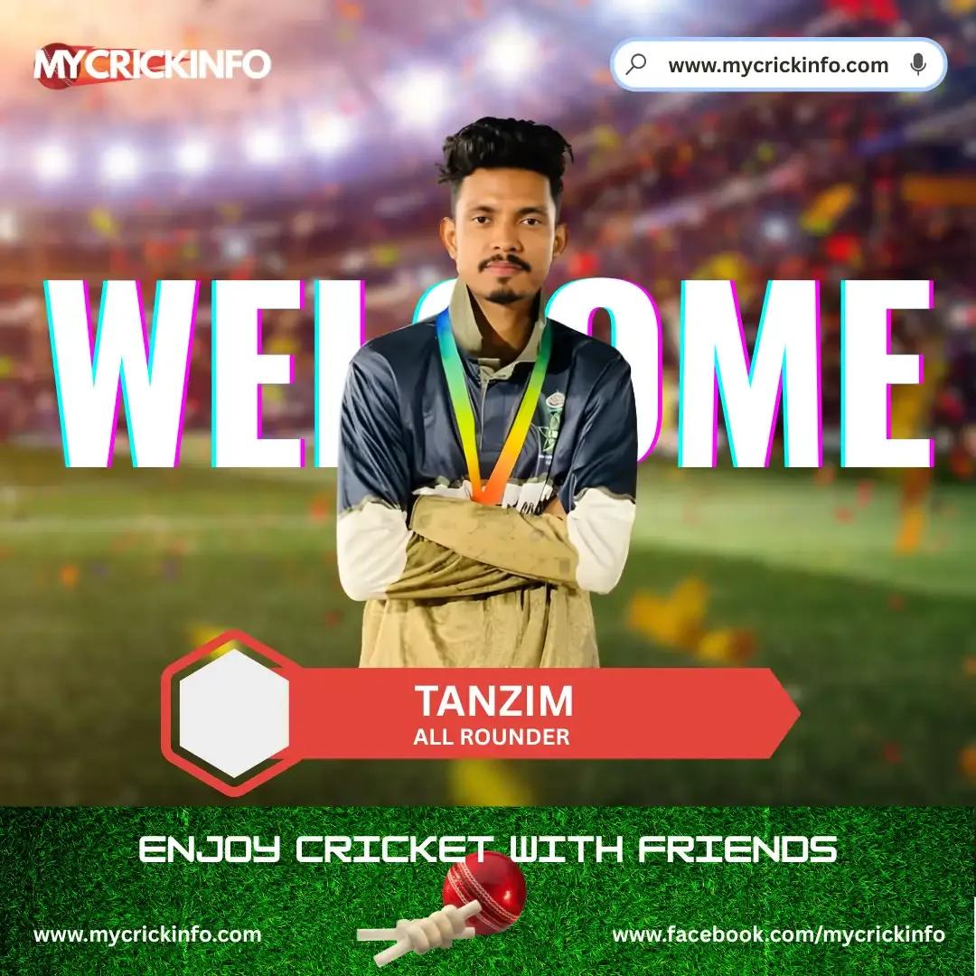 Welcome Tanzim – A Dynamic Right-Handed All-Rounder!